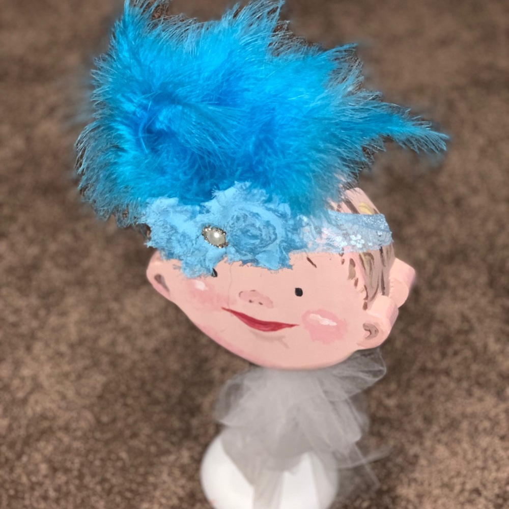 NWT GIRLS FEATHER HEADBAND